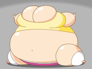 Body Inflation Animation - Trina's Sudden Rendez-vous by Zabuzabotz